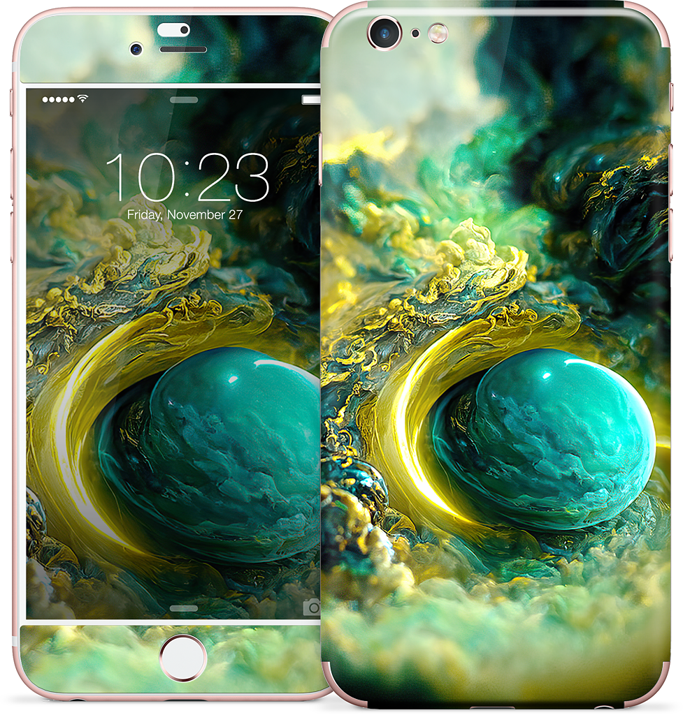 Planetary Accretion iPhone Skin