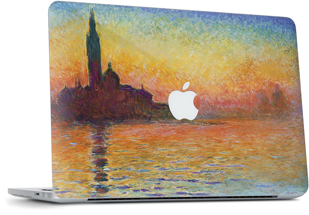 Sunset in Venice MacBook Skin