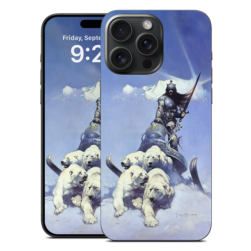 Silver Warrior iPhone Skin