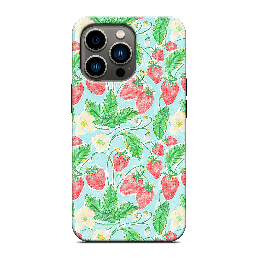 Wild Strawberries iPhone Case