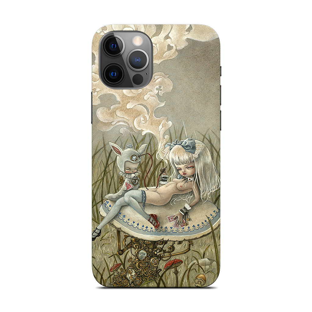 Alice and the Caterpillar iPhone Skin