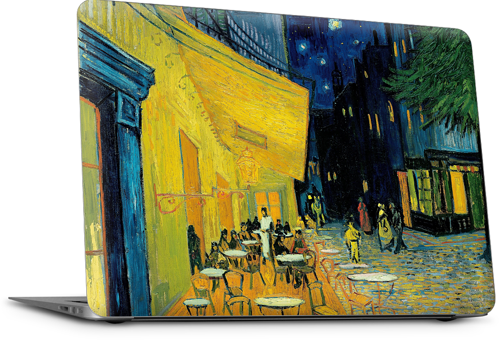 Cafe at Night MacBook Skin