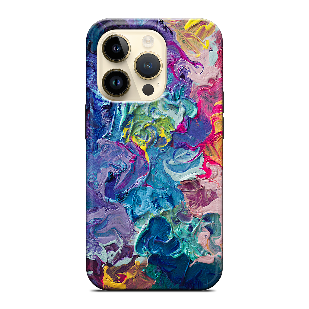 Rainbow Flow Abstract iPhone Case