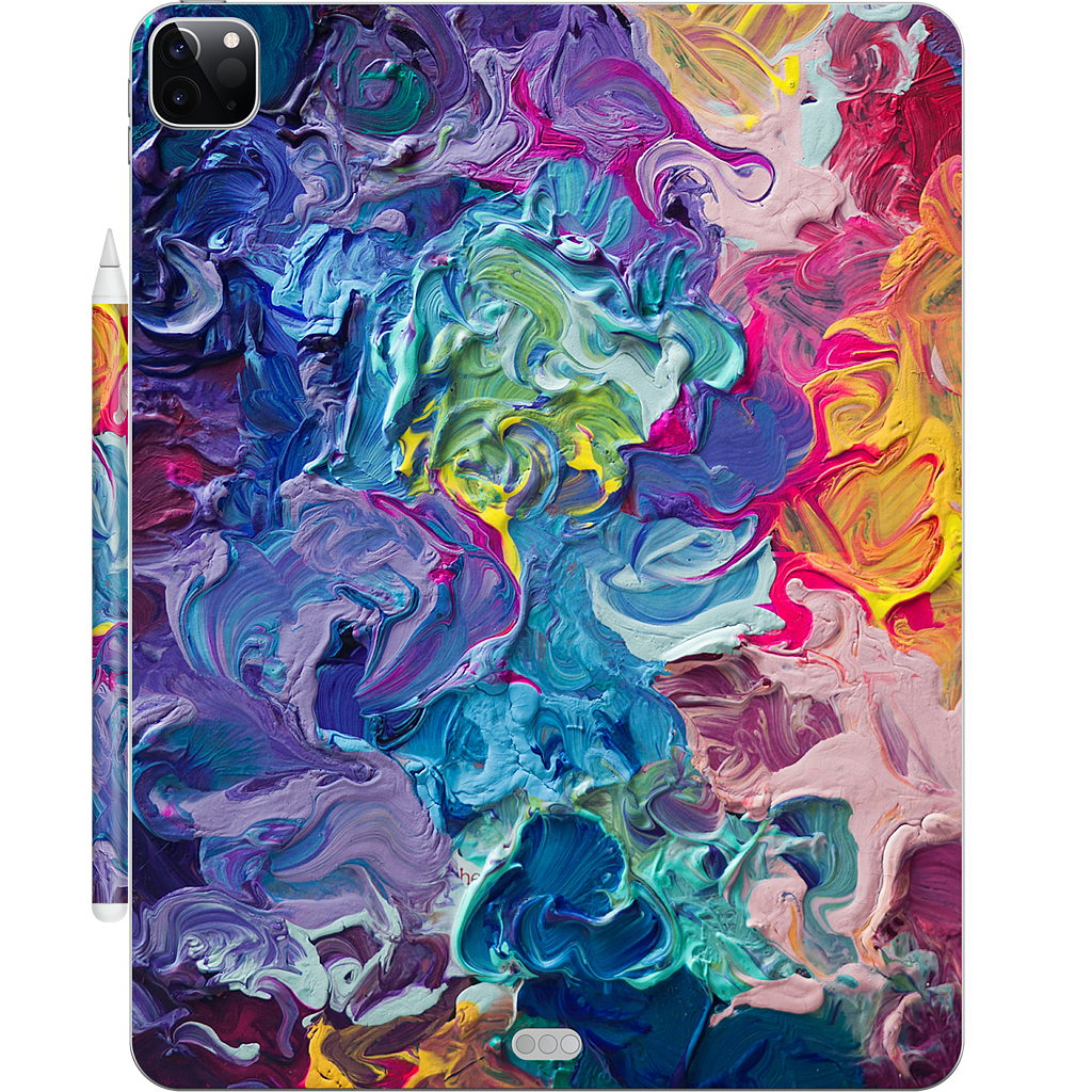 Rainbow Flow Abstract iPad Skin