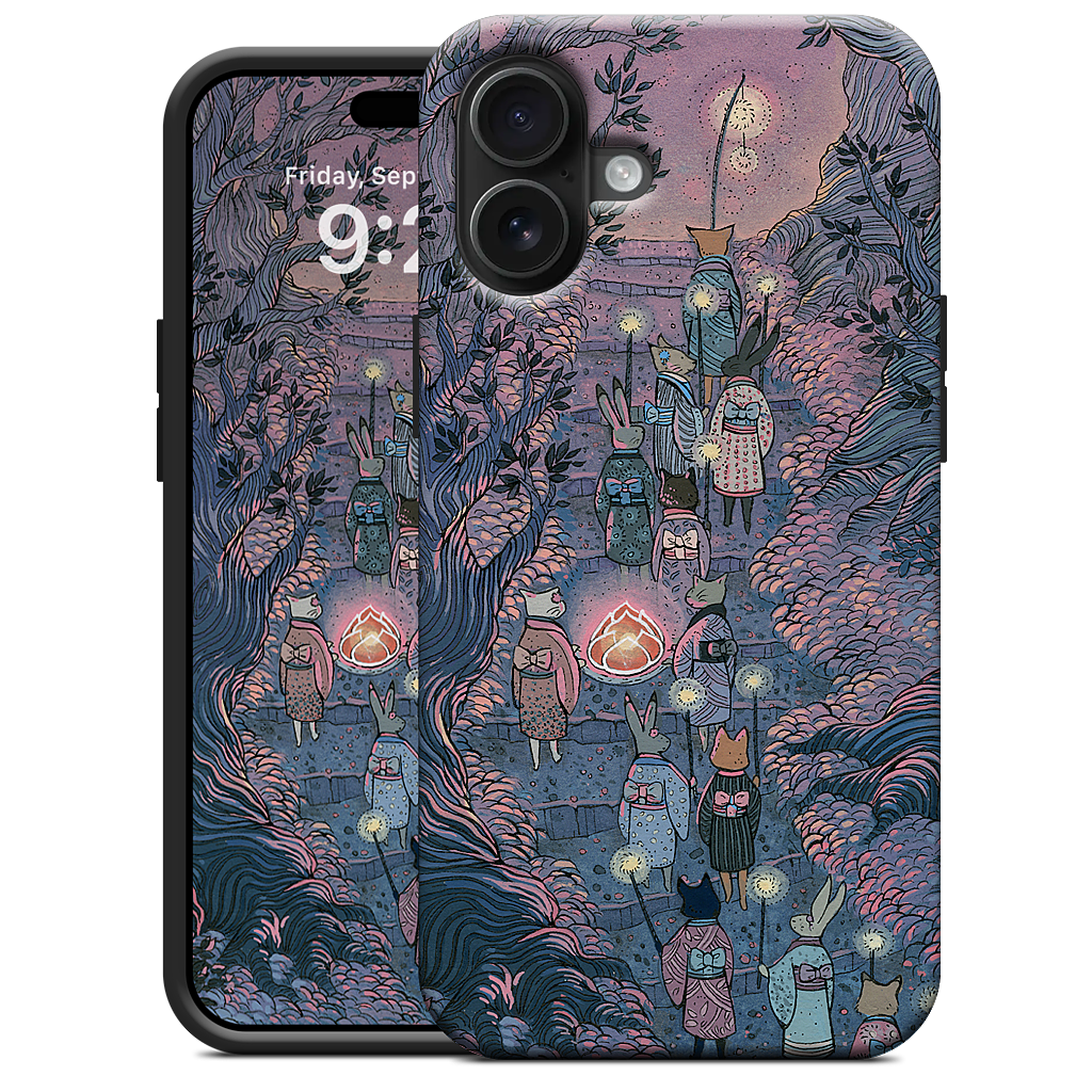 Woodland Procession iPhone Case