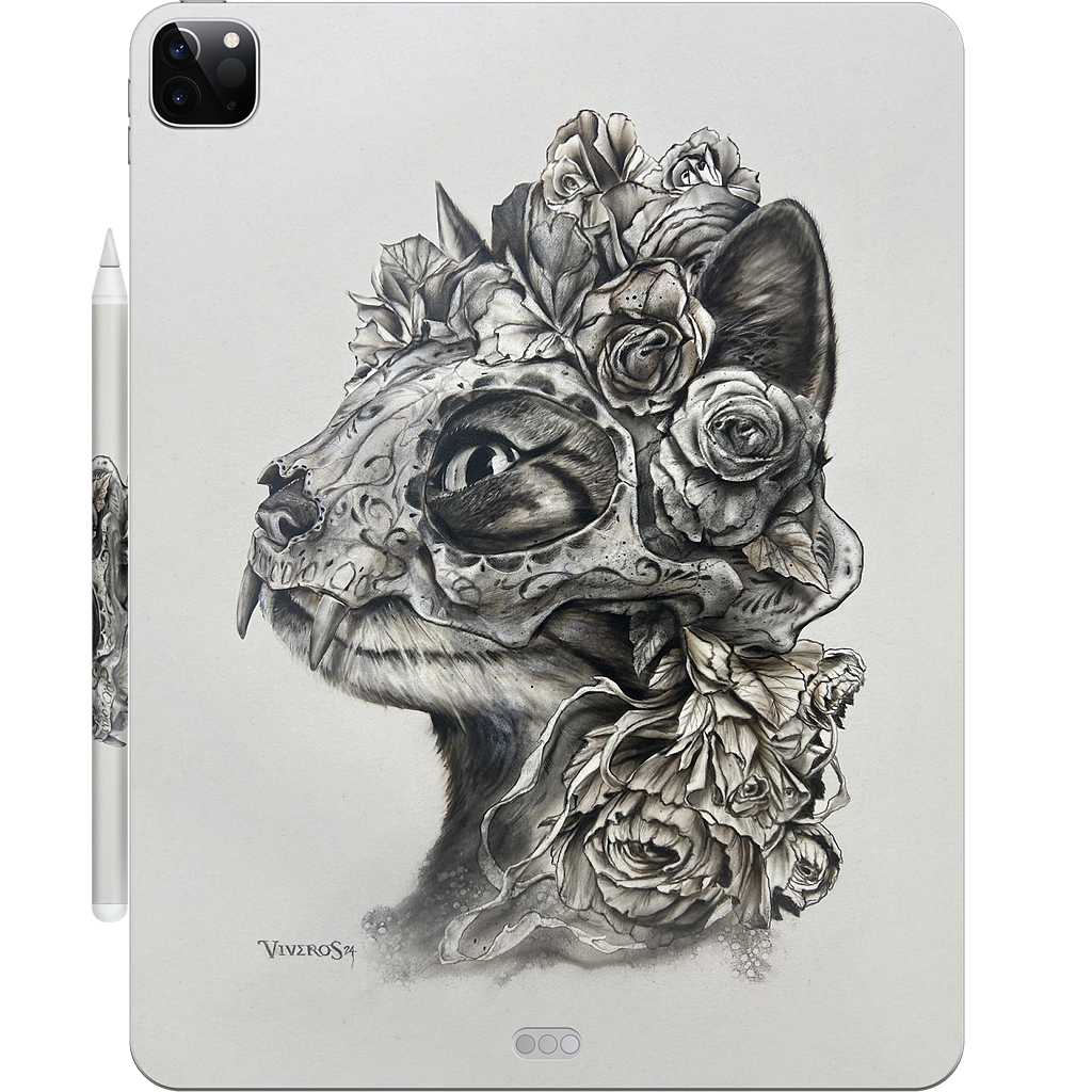 Muerte Cat  iPad Skin