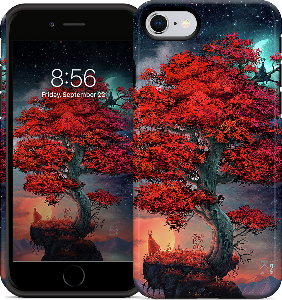 Light & Dark in Equal Parts iPhone Case