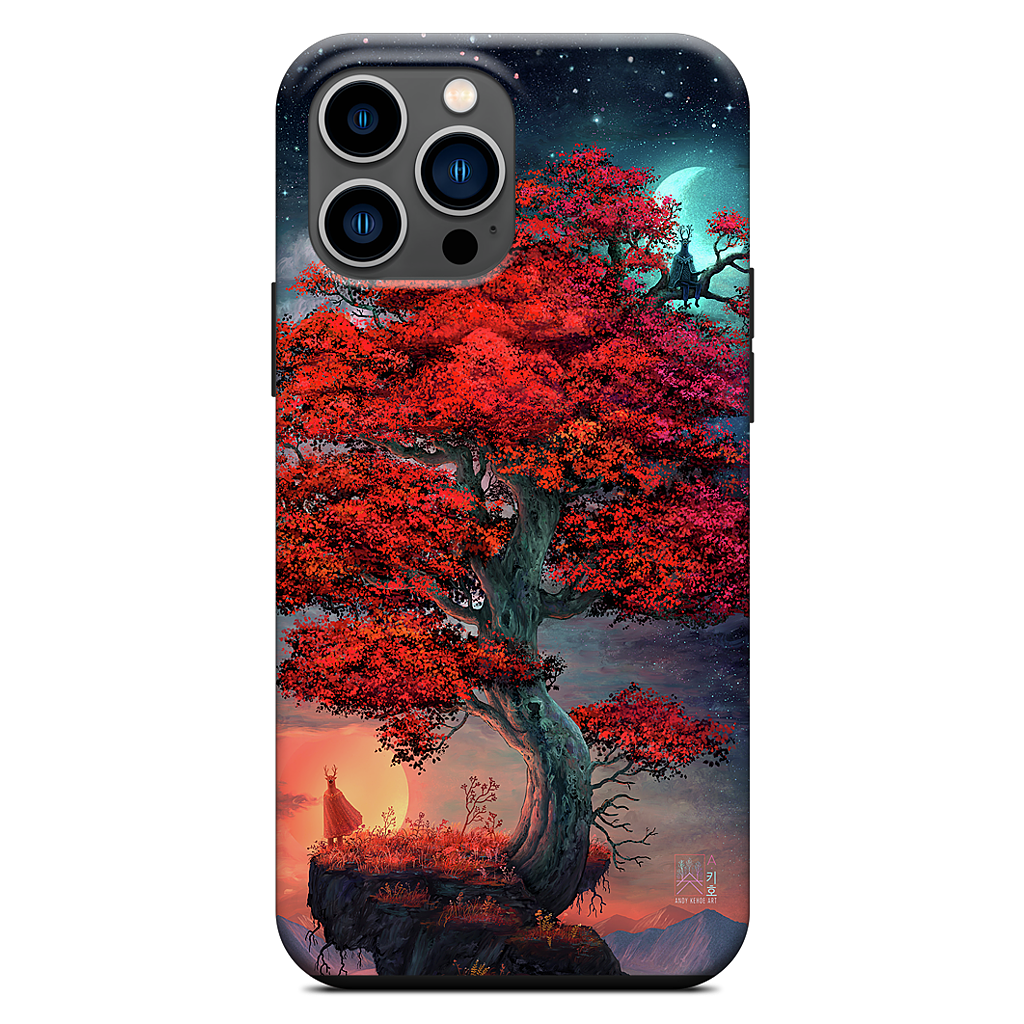 Light & Dark in Equal Parts iPhone Case