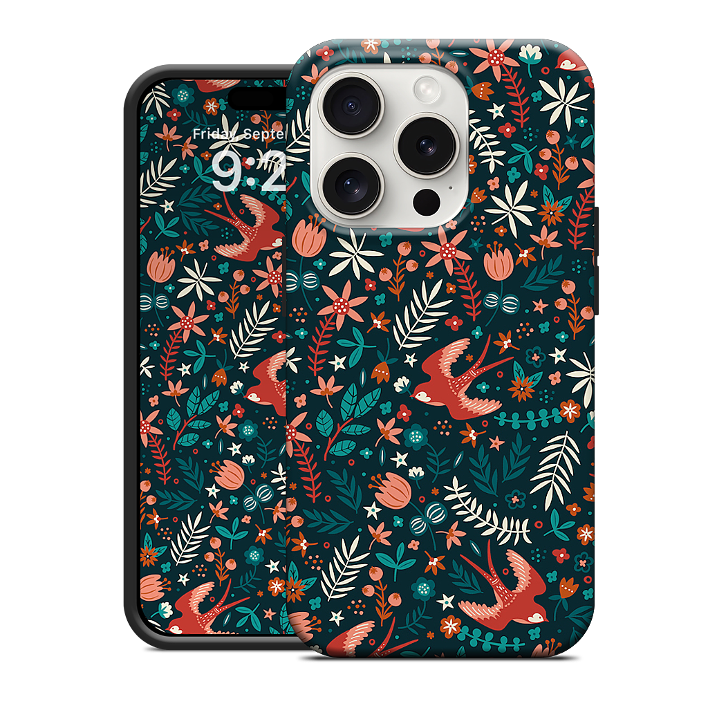 Flying Swallows iPhone Case