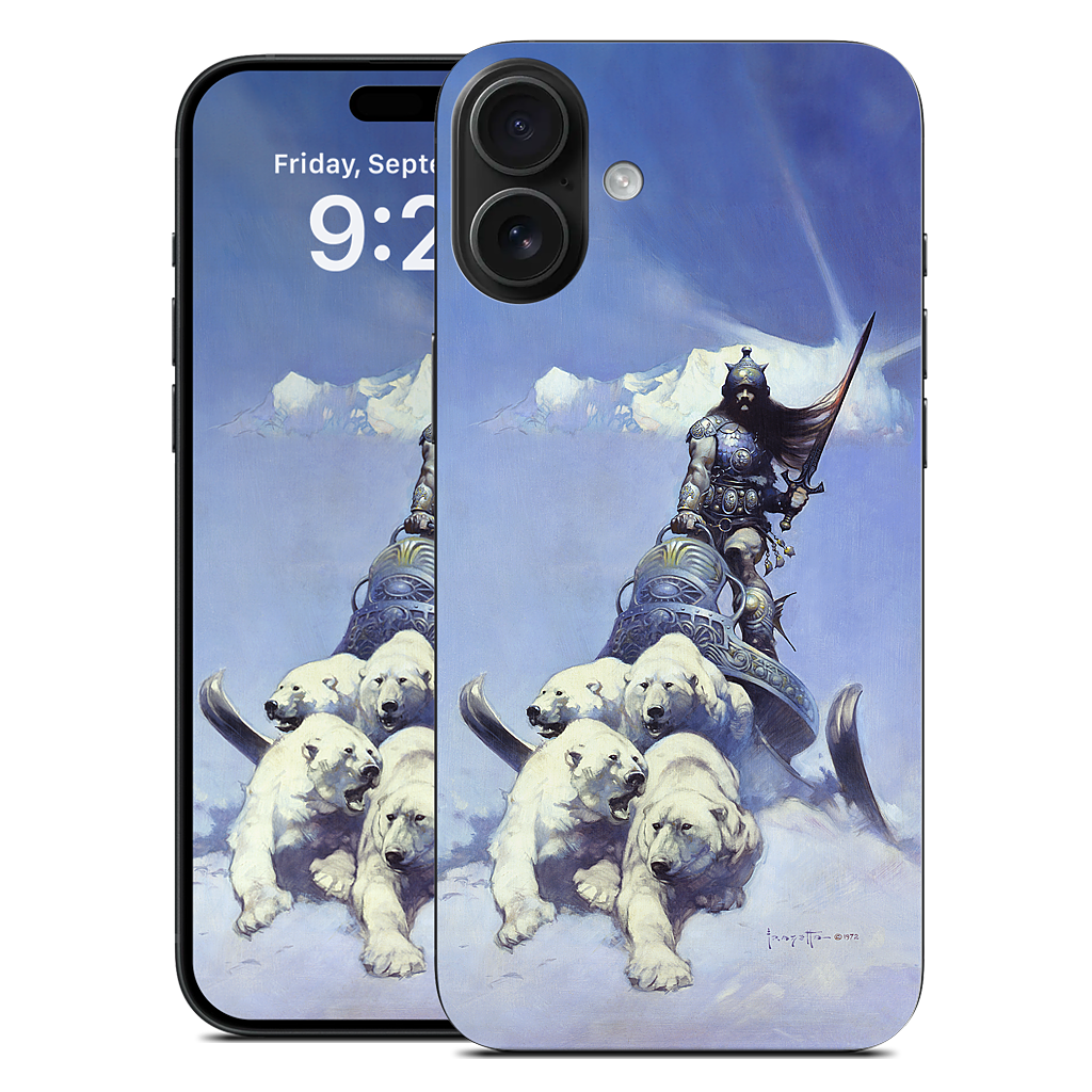 Silver Warrior iPhone Skin