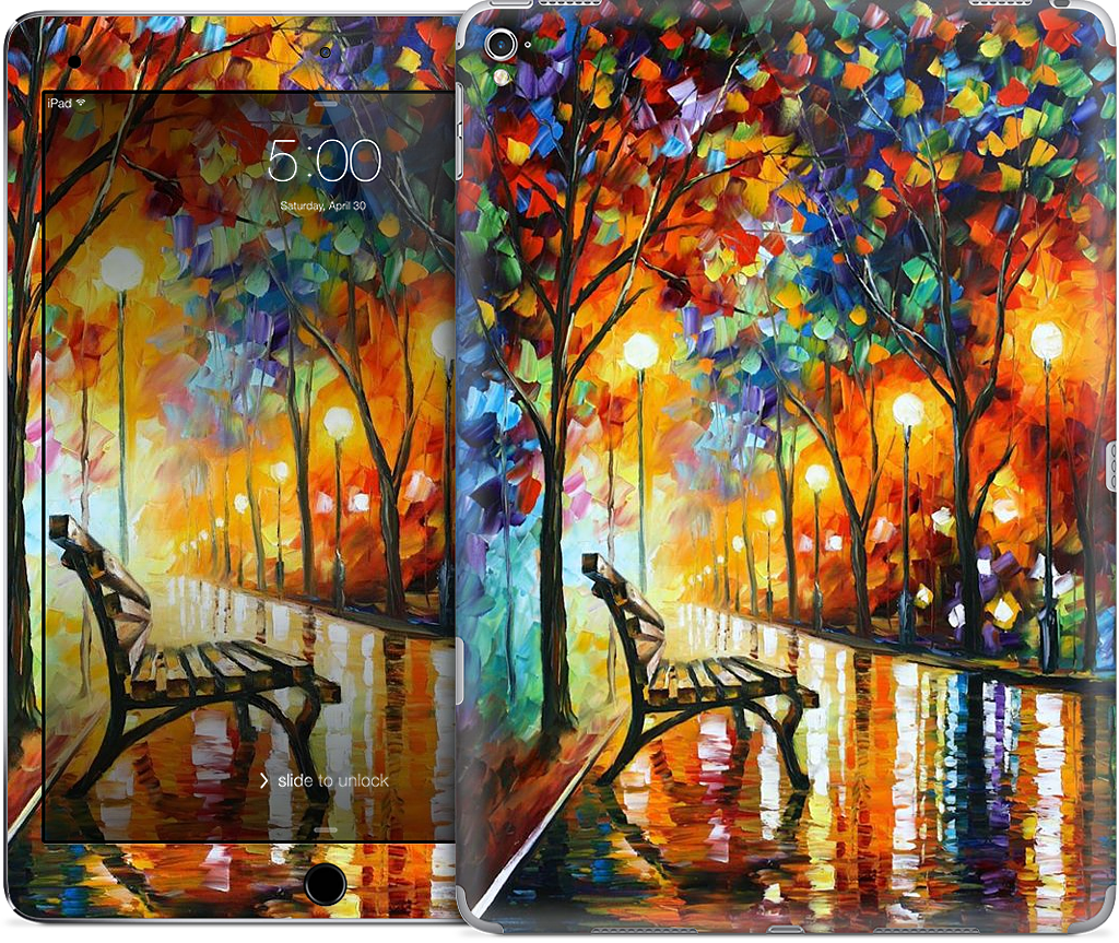 THE LONELINESS OF AUTUMN by Leonid Afremov iPad Skin