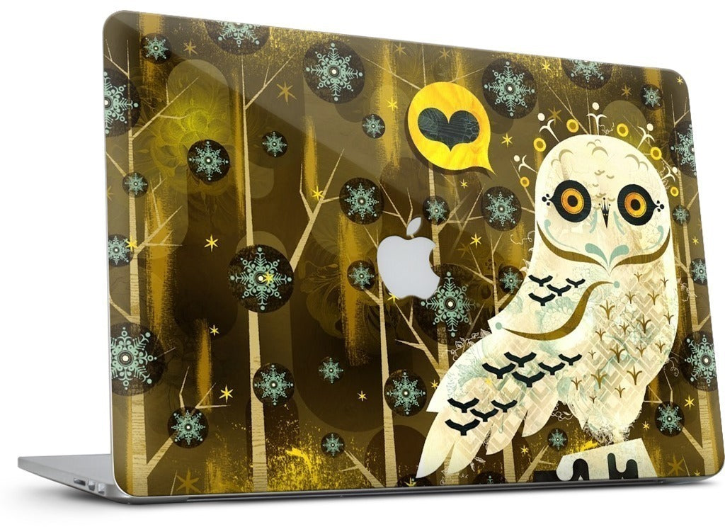 Snowy Owl MacBook Skin