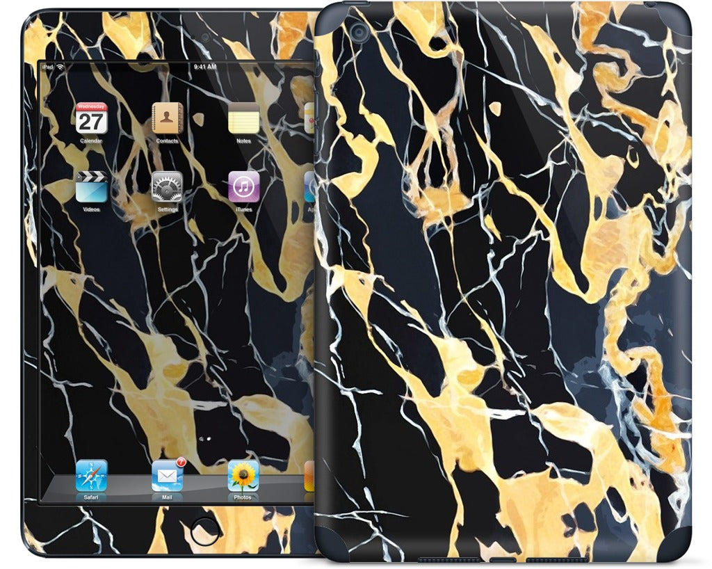 Black Marble iPad Skin