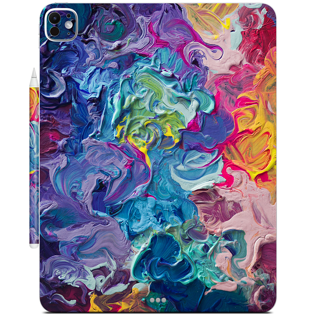 Rainbow Flow Abstract iPad Skin