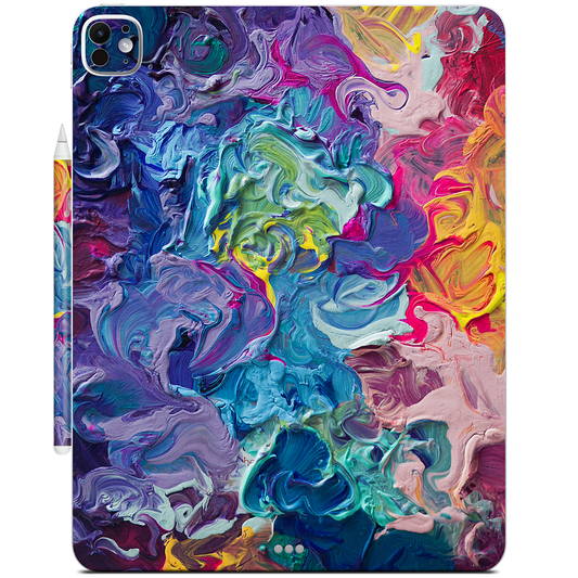 Rainbow Flow Abstract iPad Skin