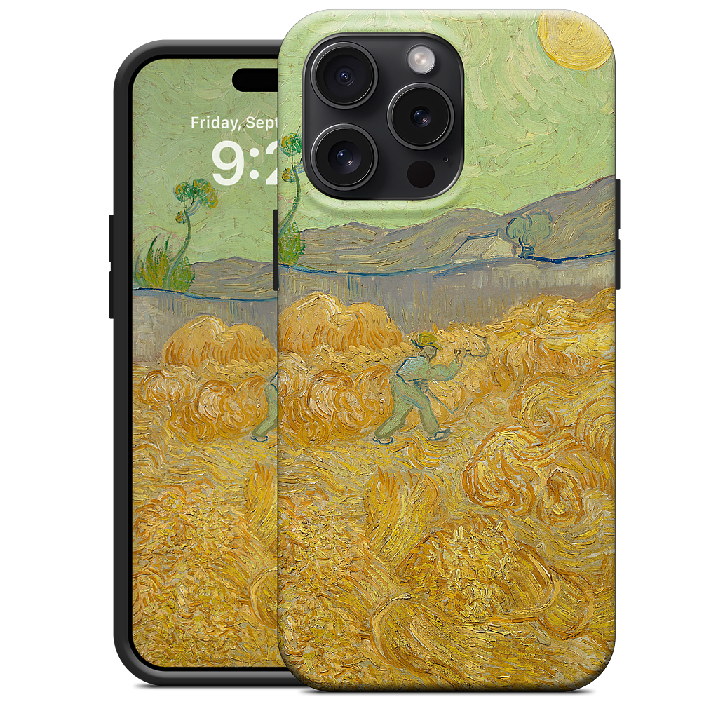 Wheatfield with a Reaper iPhone Case