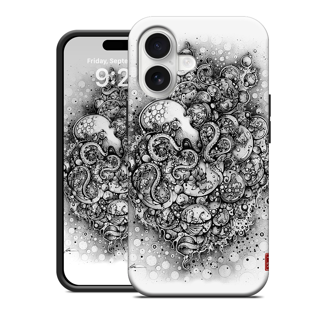 A Curious Embrace iPhone Case