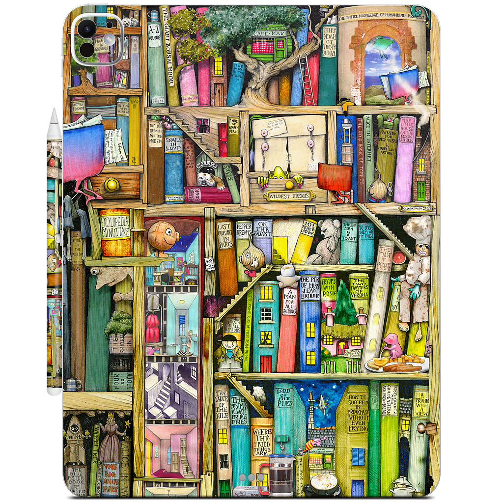 Bookshelf 2c iPad Skin