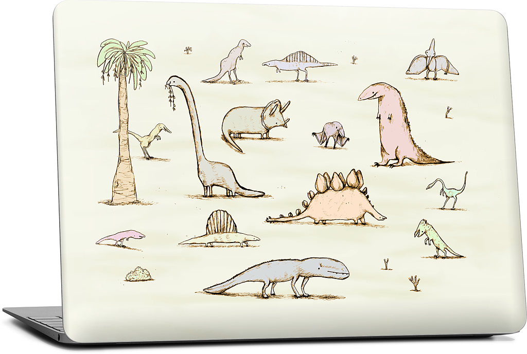 Dinosaurs MacBook Skin