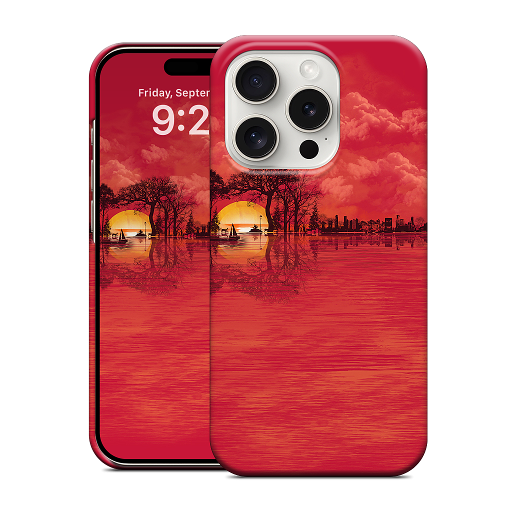 Musical Sunset iPhone Case