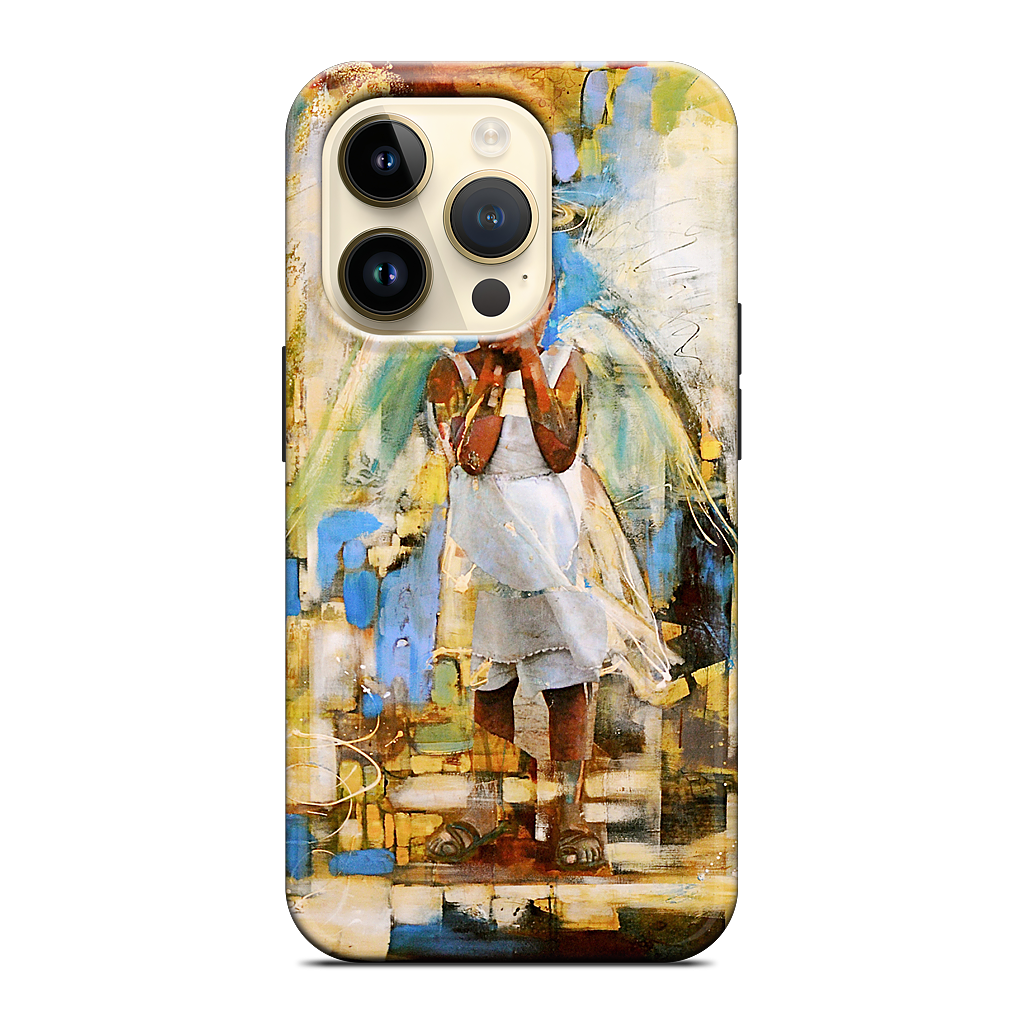 Shy Angel iPhone Case