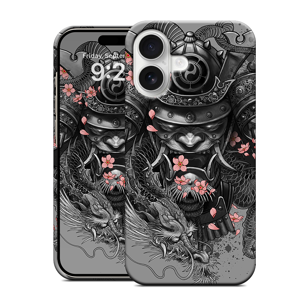 Samurai Dragon iPhone Case