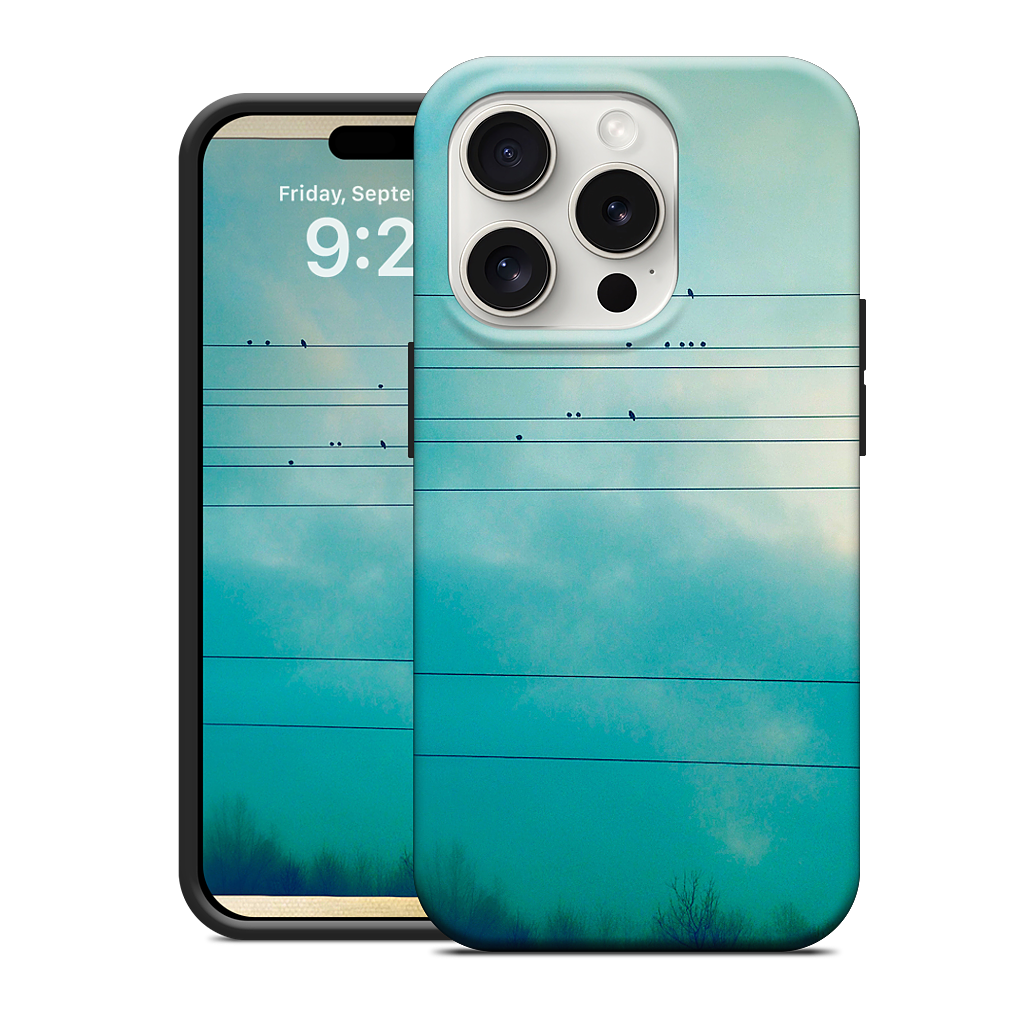 Birds on a wire iPhone Case