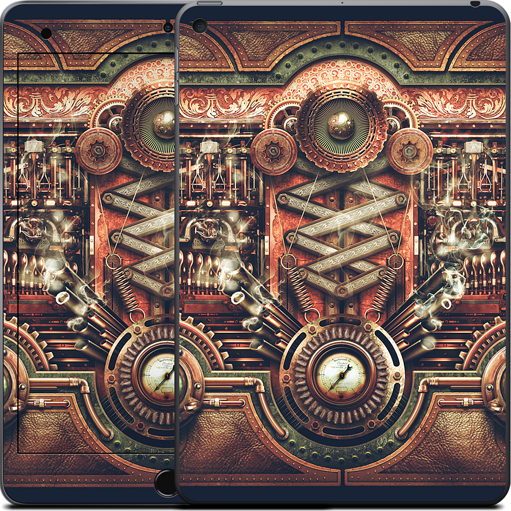 Steampunk Motherboard iPad Skin