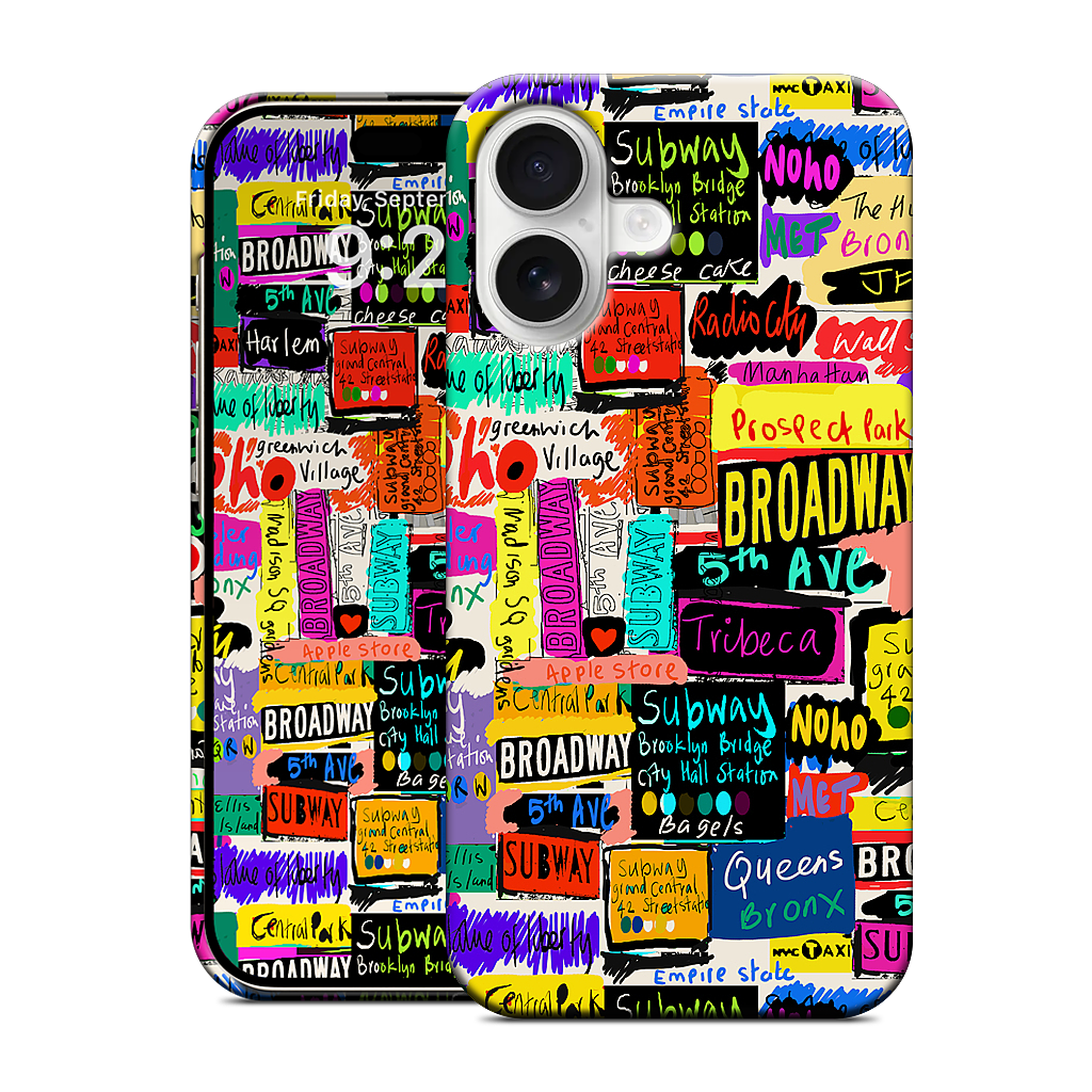 NYC Words iPhone Case