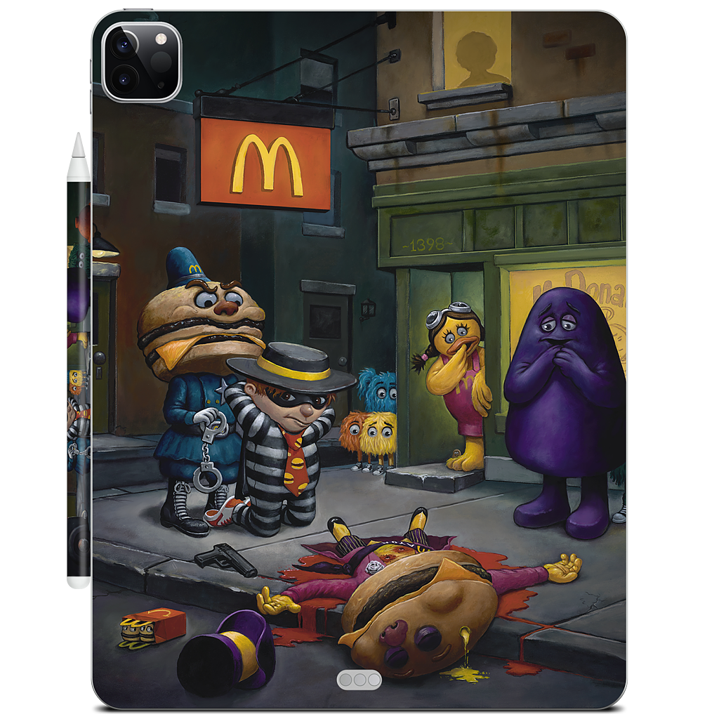 McCheese Gets Greased iPad Skin