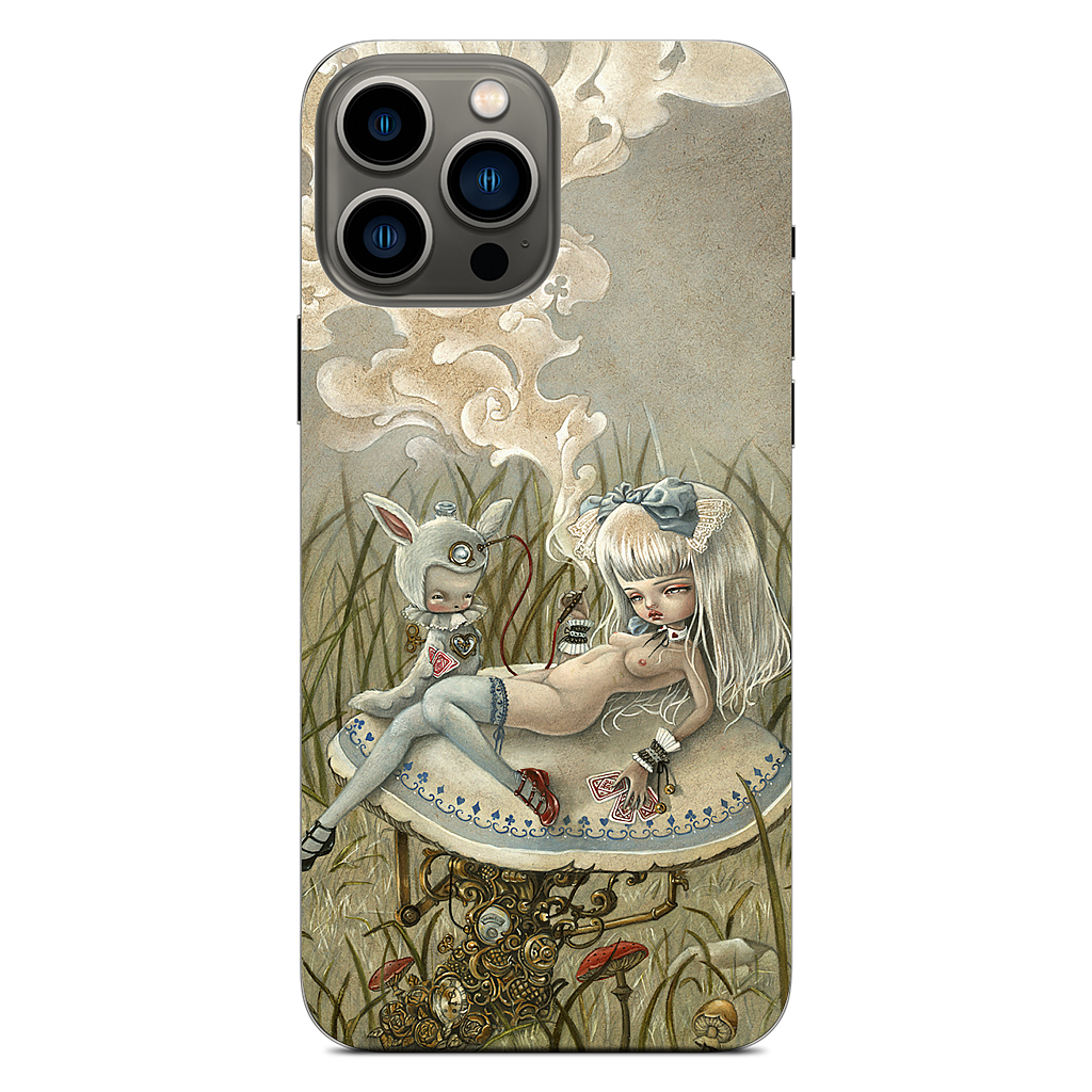 Alice and the Caterpillar iPhone Skin