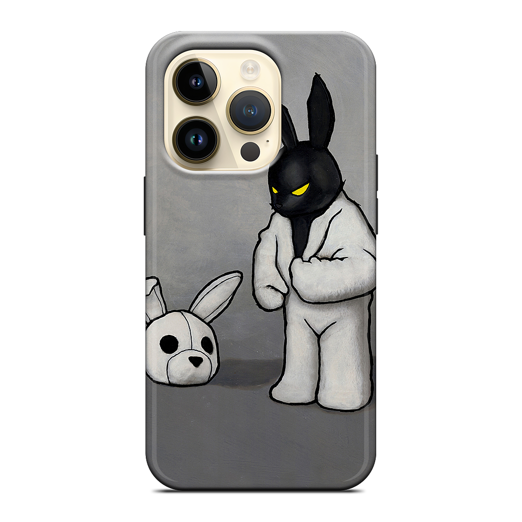 Black In White iPhone Case