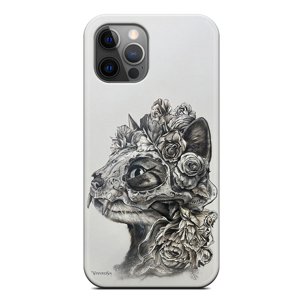 Muerte Cat iPhone Case