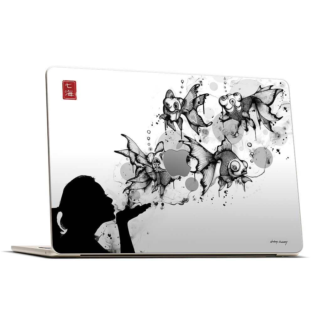 Blow Fish MacBook Skin