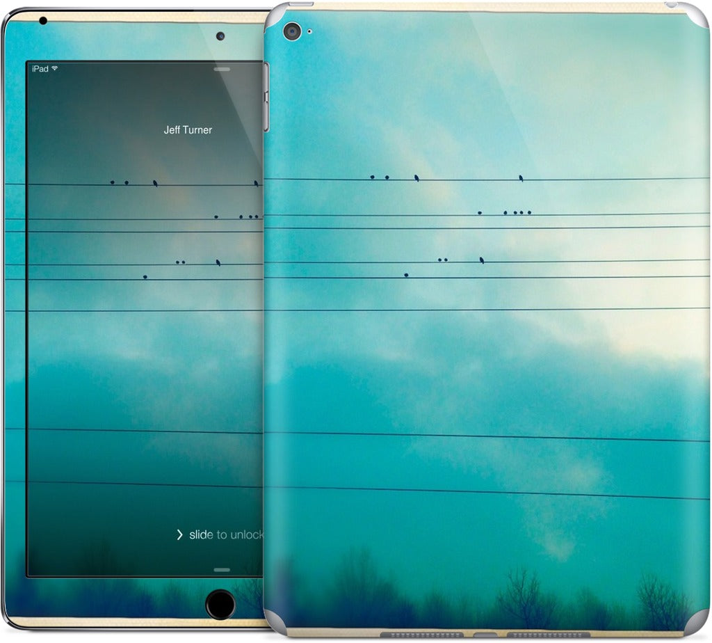 Birds on a wire iPad Skin