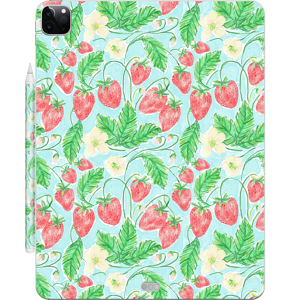 Wild Strawberries iPad Skin