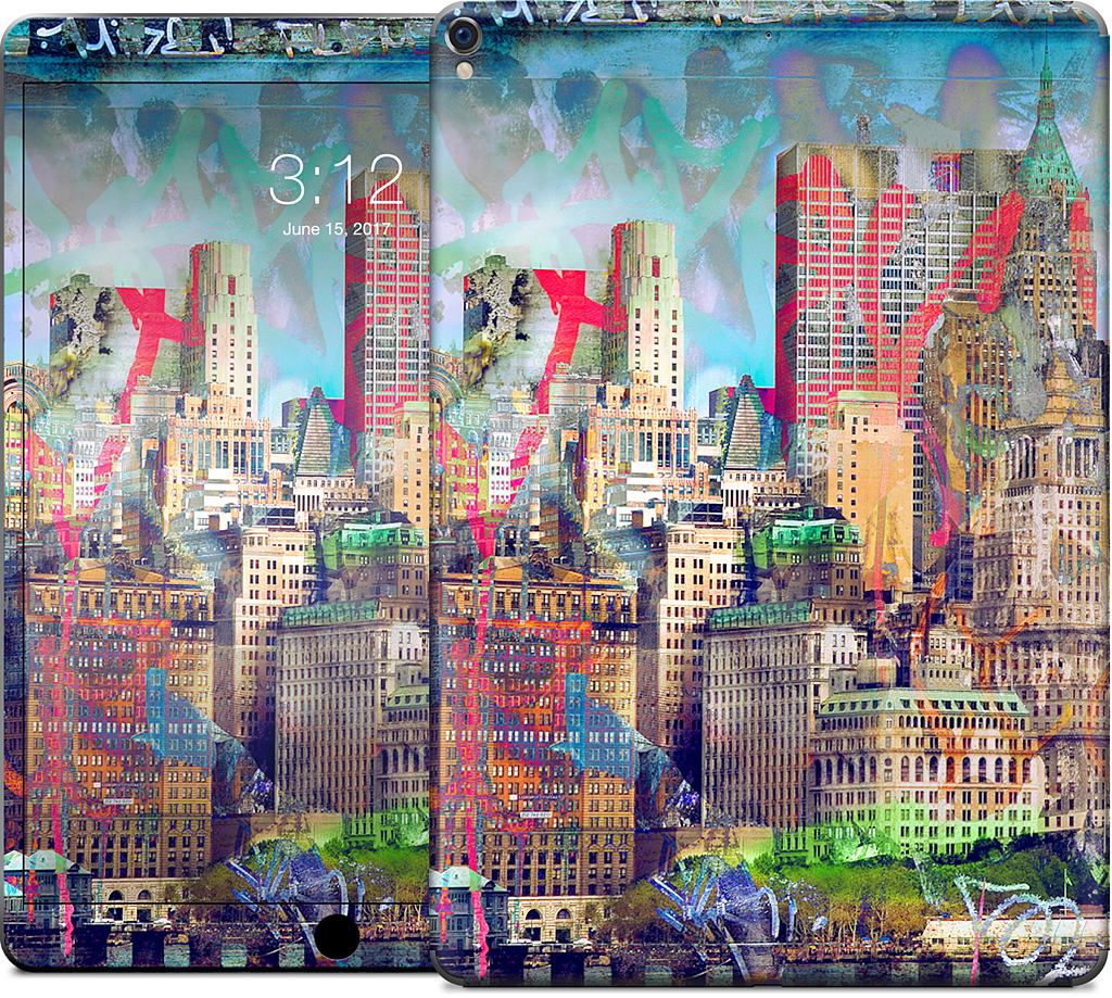 Graffiti Skyline iPad Skin