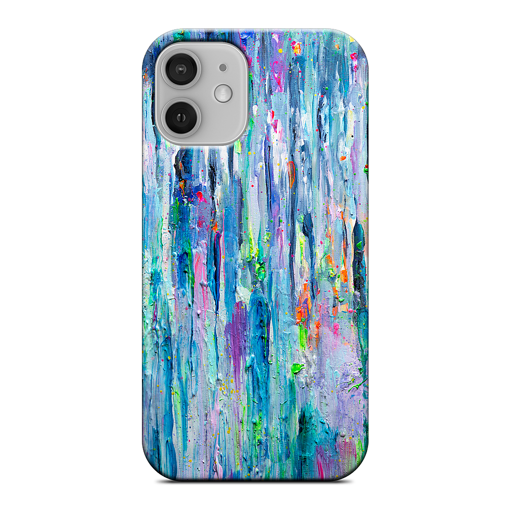 Silver Rain iPhone Case