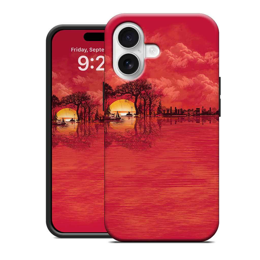 Musical Sunset iPhone Case