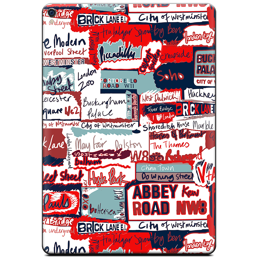 London Words iPad Skin