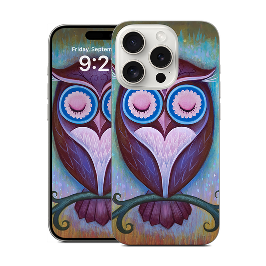 Sleepy Owl iPhone Skin