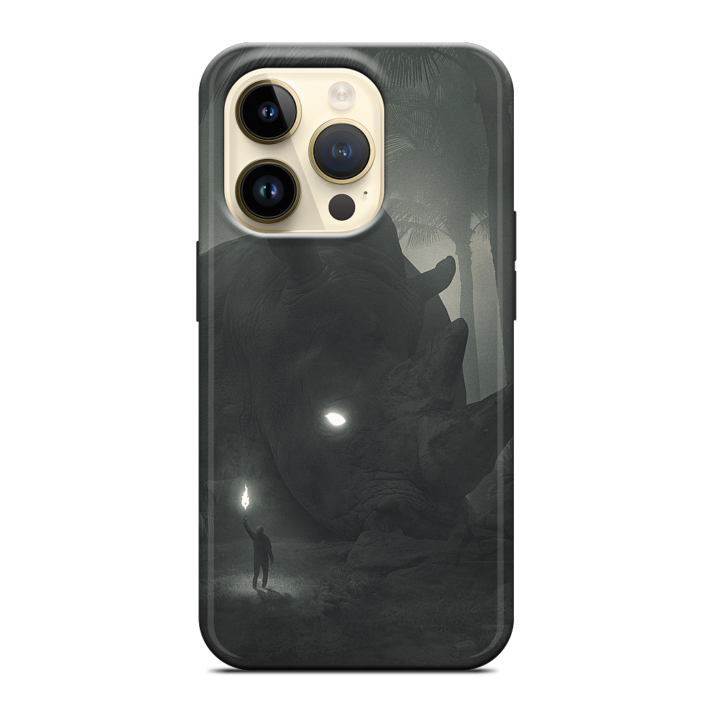 Face of Fear iPhone Case