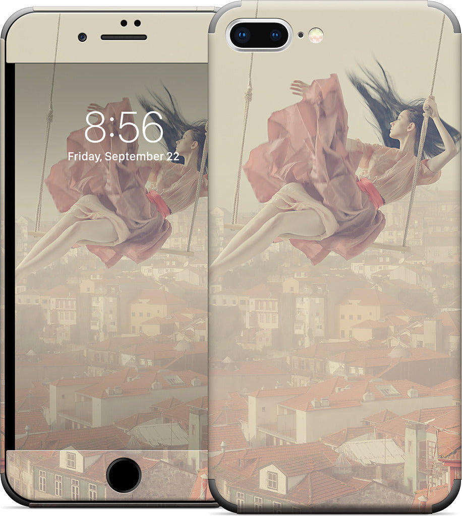 Swinging Over Oporto iPhone Skin