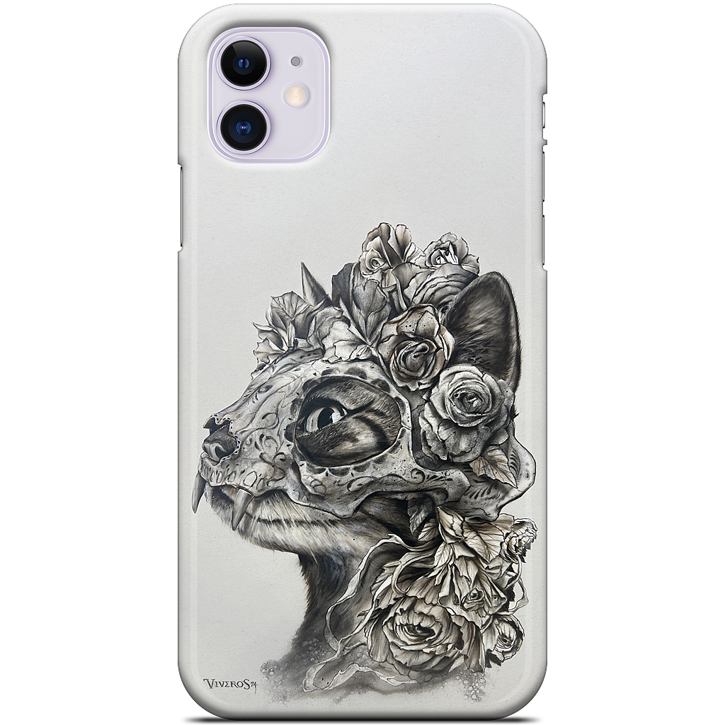 Muerte Cat iPhone Case