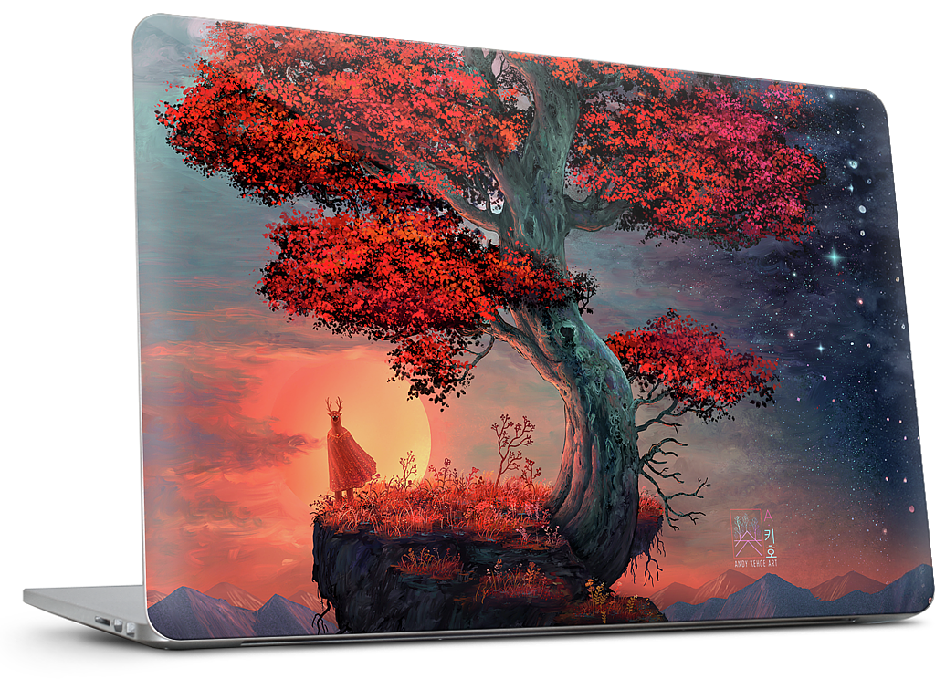 Light & Dark in Equal Parts MacBook Skin