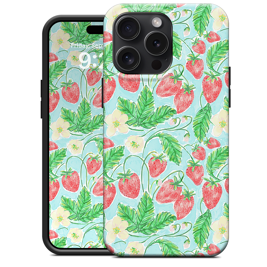 Wild Strawberries iPhone Case