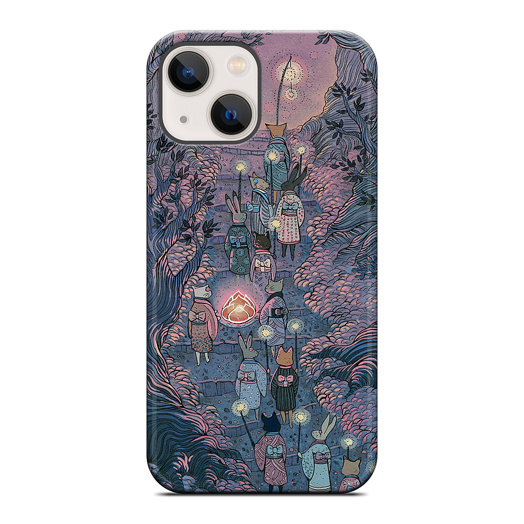 Woodland Procession iPhone Case