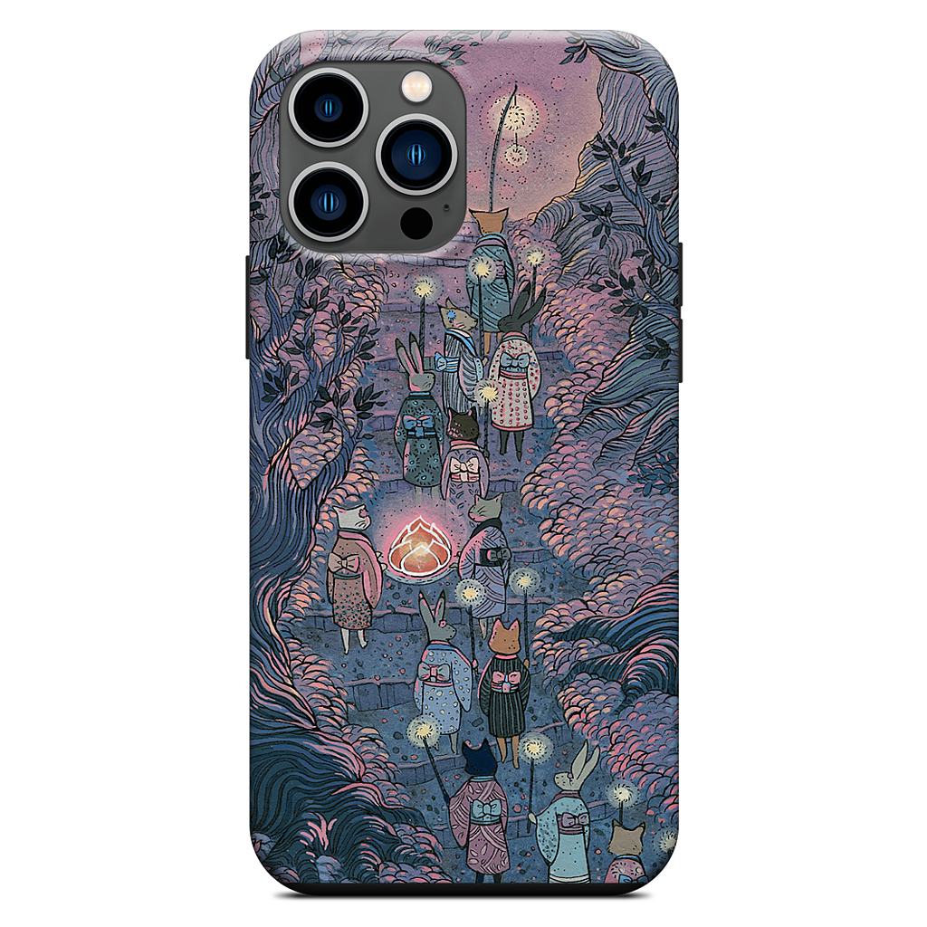 Woodland Procession iPhone Case