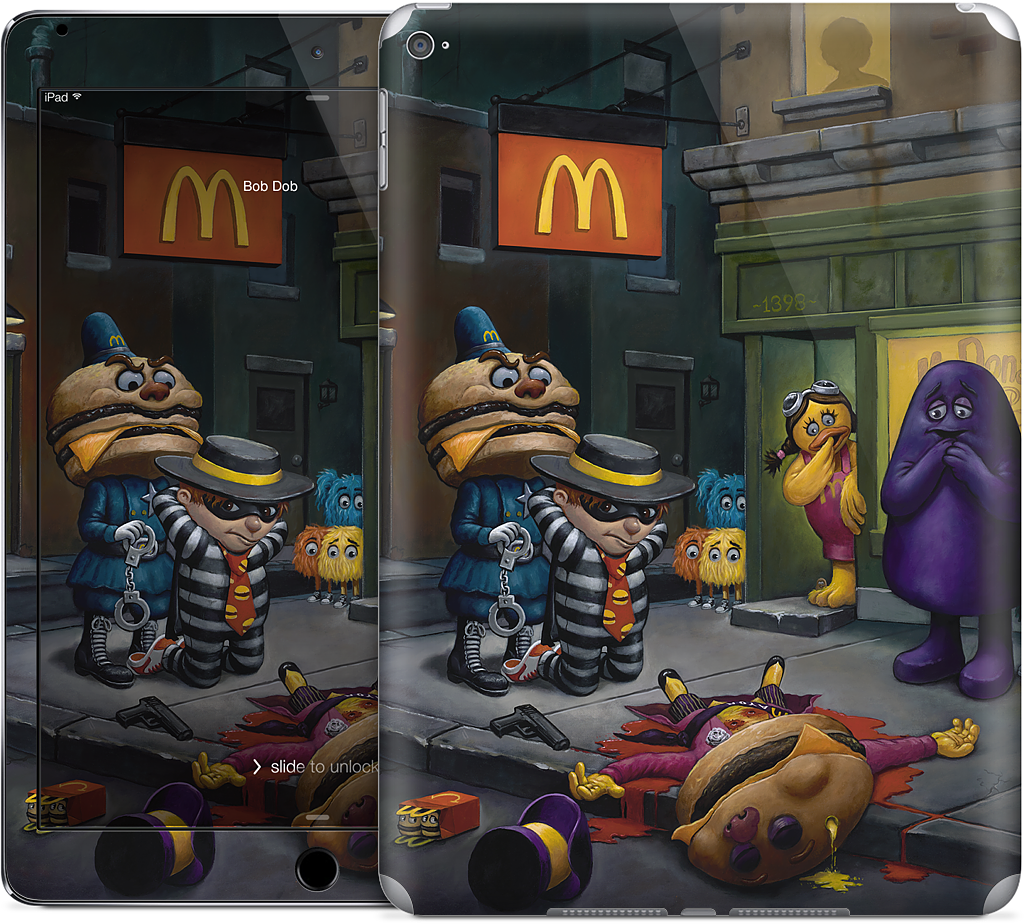 McCheese Gets Greased iPad Skin