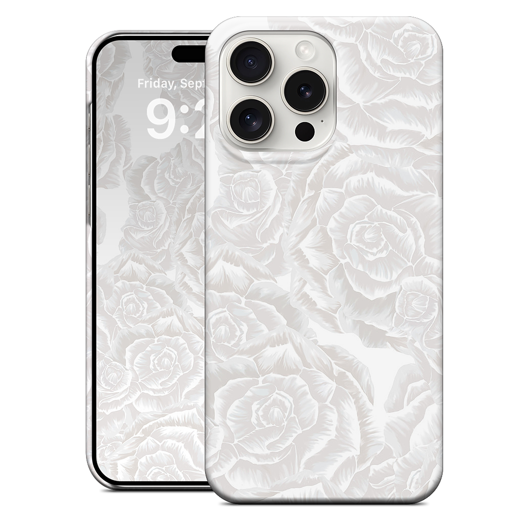 White Rose iPhone Case